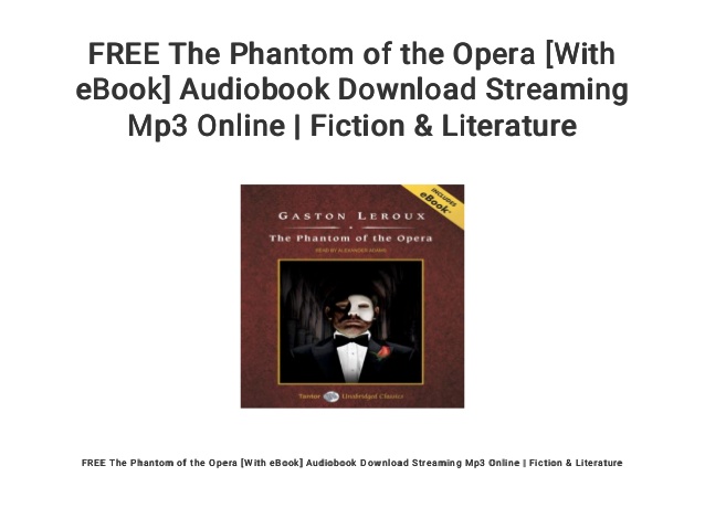 Phantom of the opera music mp3 download